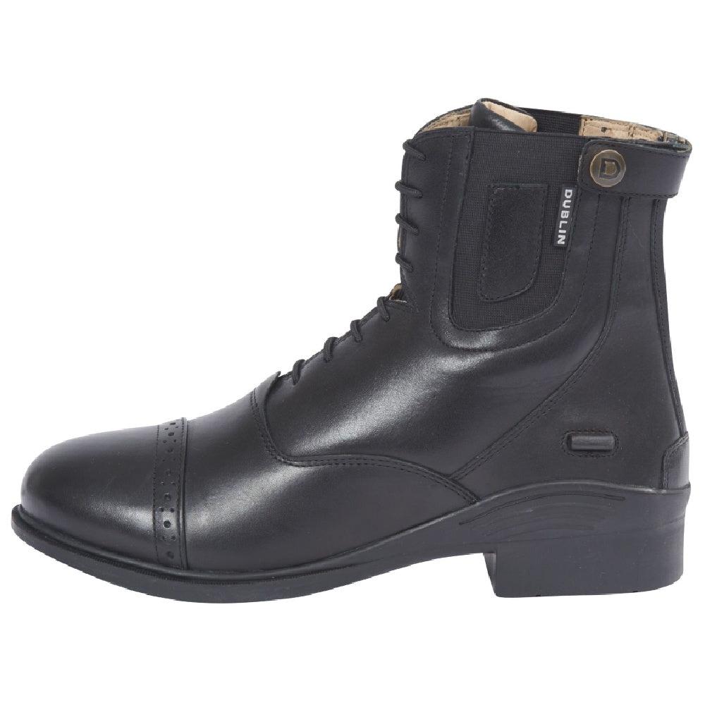 Dublin Evolution Lace Front Paddock Boots in Black 