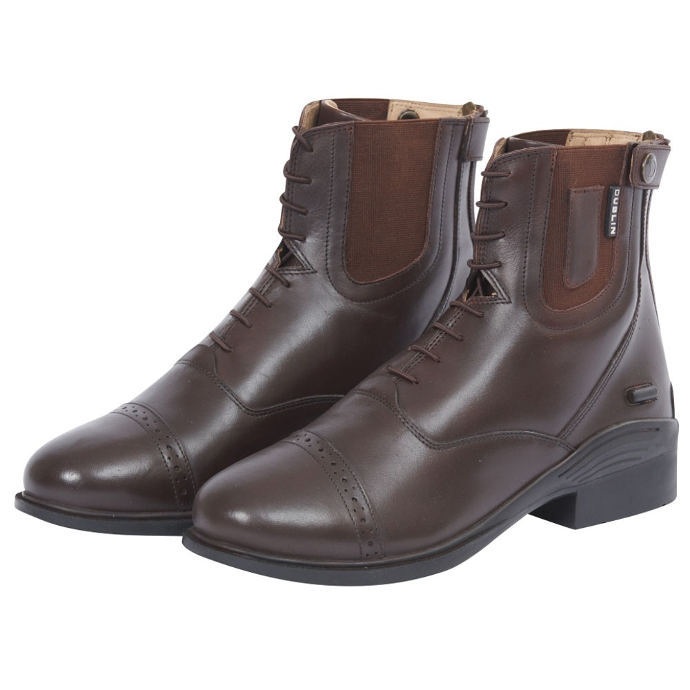 Dublin Evolution Lace Front Paddock Boots in Brown 