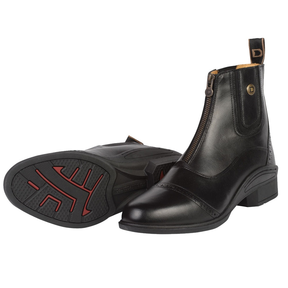 Dublin Rapture Zip Paddock Boots in Black