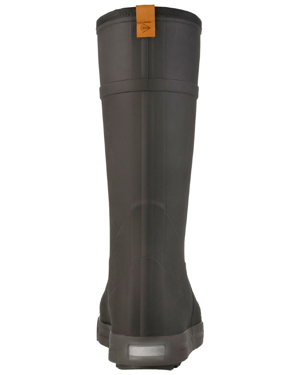 Black coloured Dunlop Womens Amsterdammer Wellingtons on white background