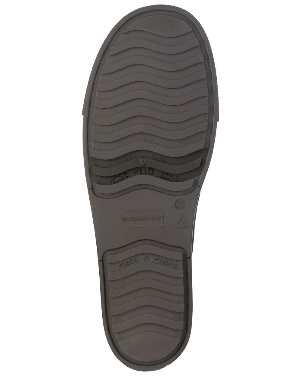 Black coloured Dunlop Womens Amsterdammer Wellingtons on white background
