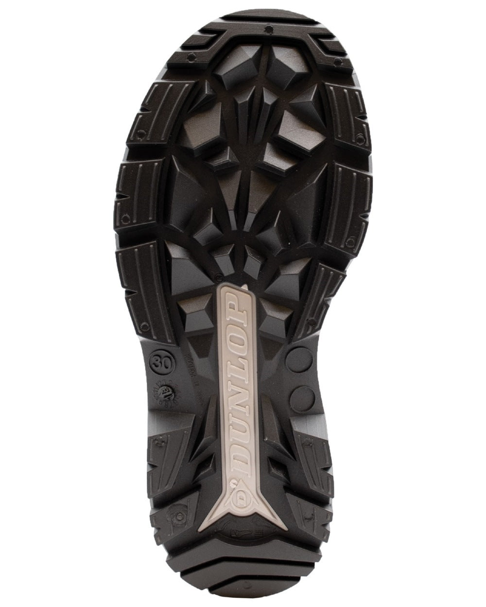 Burgundy Grey Black coloured Dunlop Childrens Blizzard Wellingtons on white background