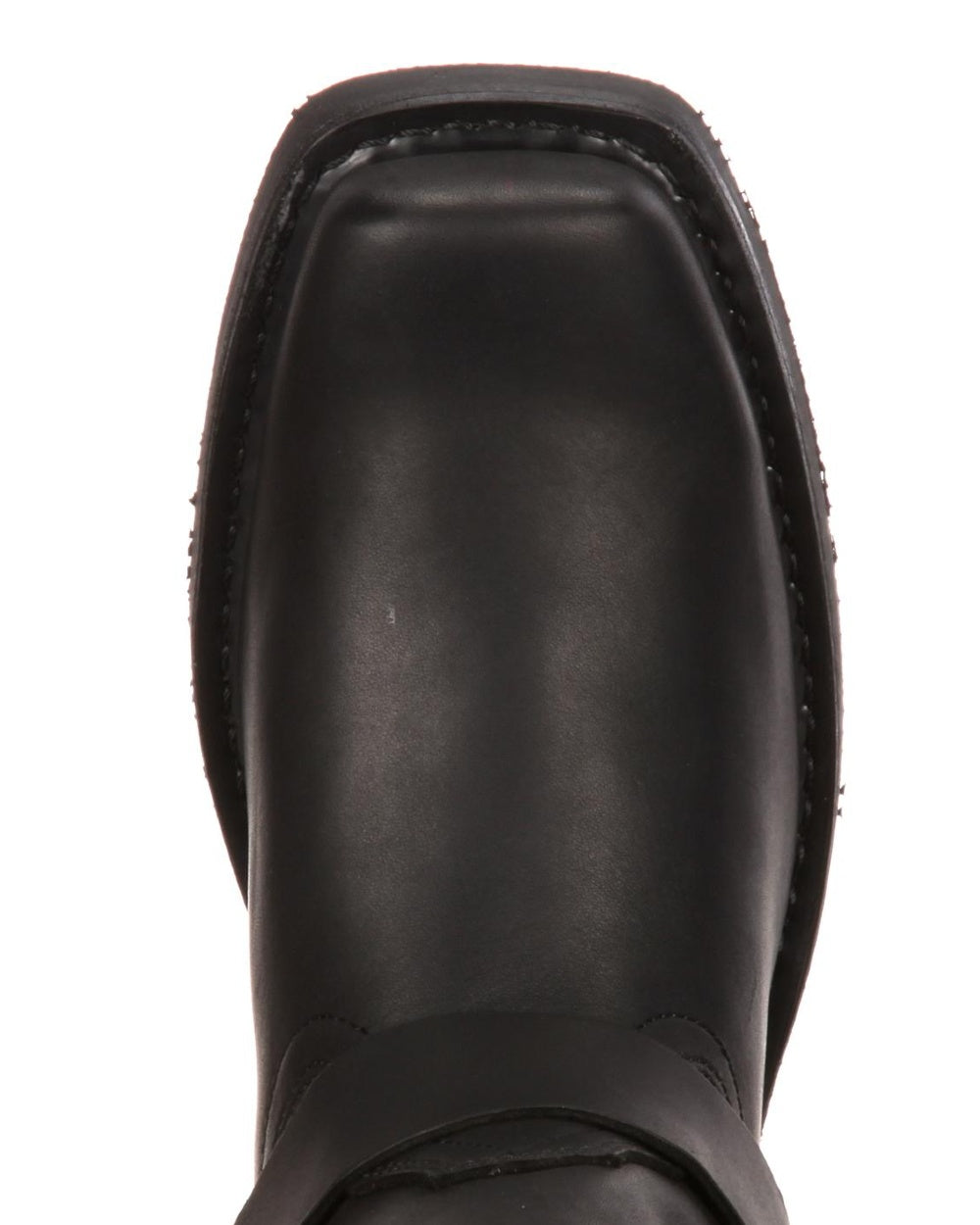 Black coloured Durango Mens Harness Boots on white background