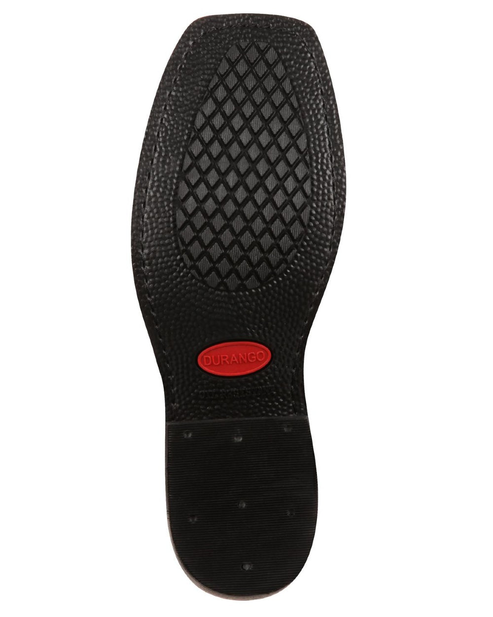 Black coloured Durango Mens Harness Boots on white background