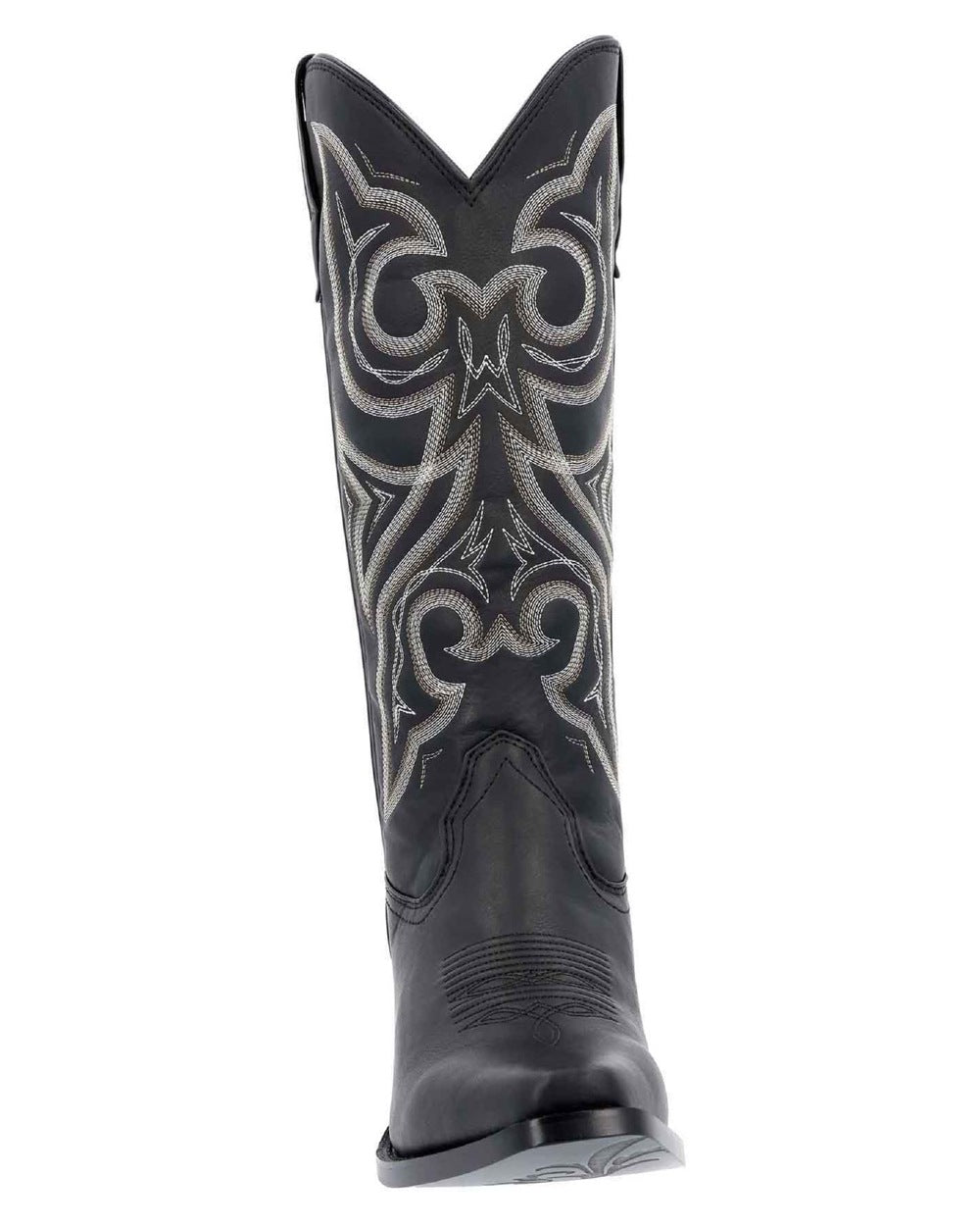Black coloured Durango Womens 13" Crush Western Boots on white background