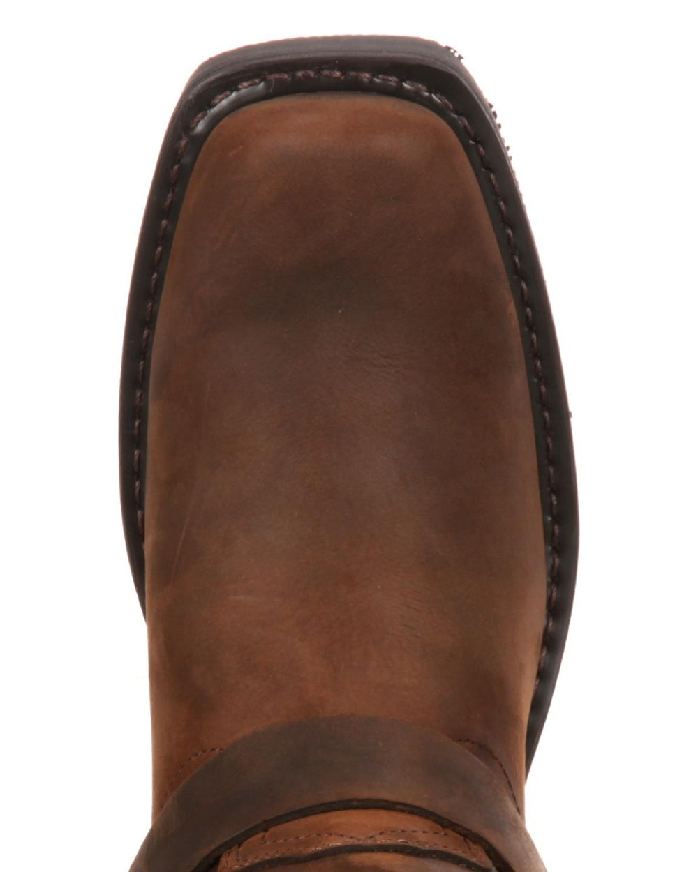 Brown Harness coloured Durango Womens Harness Boots on white background