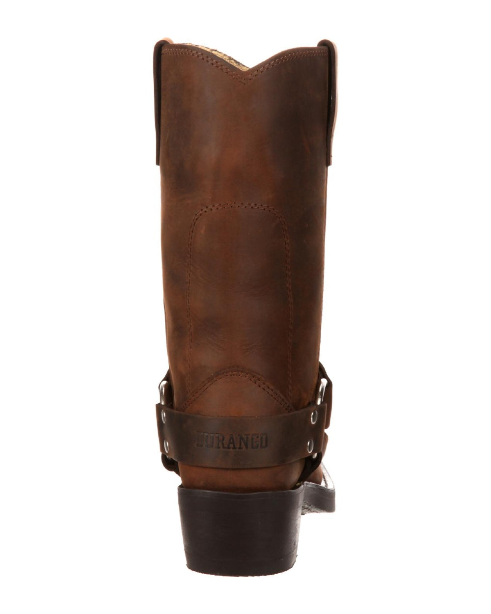 Brown Harness coloured Durango Womens Harness Boots on white background