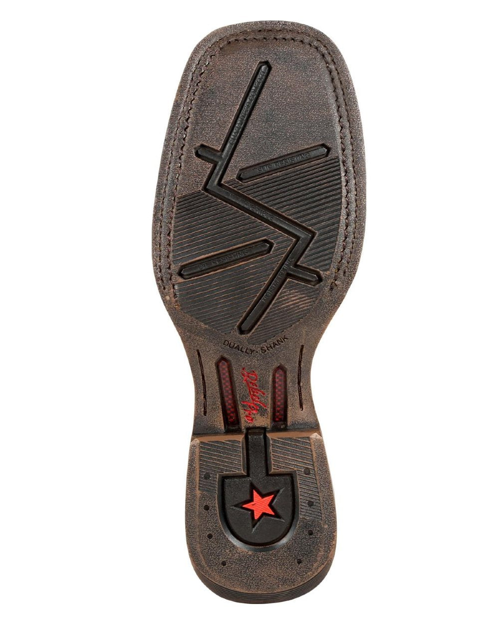 Distressed Cognac coloured Durango Womens Rebel Pro Western Boots on white background