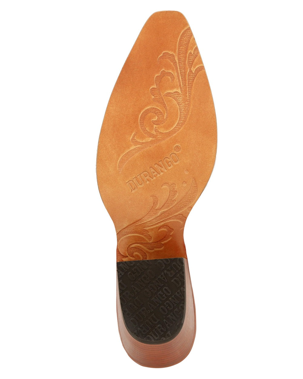 Coffee coloured Durango Womens Crush Western Fashion Booties on white background