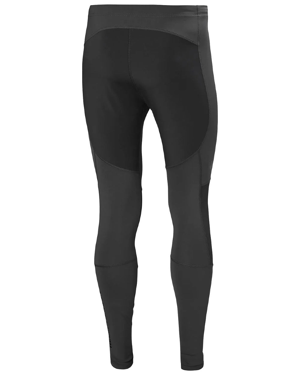 Ebony coloured Helly Hansen Mens Deck Tough Sailing Tights on white background 