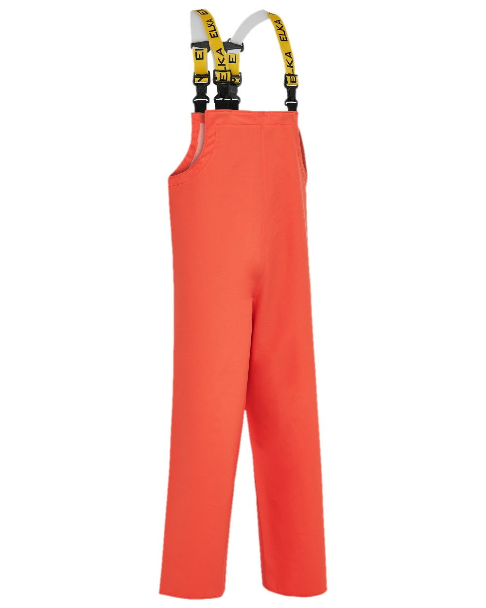Orange Coloured Elka 039900 Bib & Brace on white background