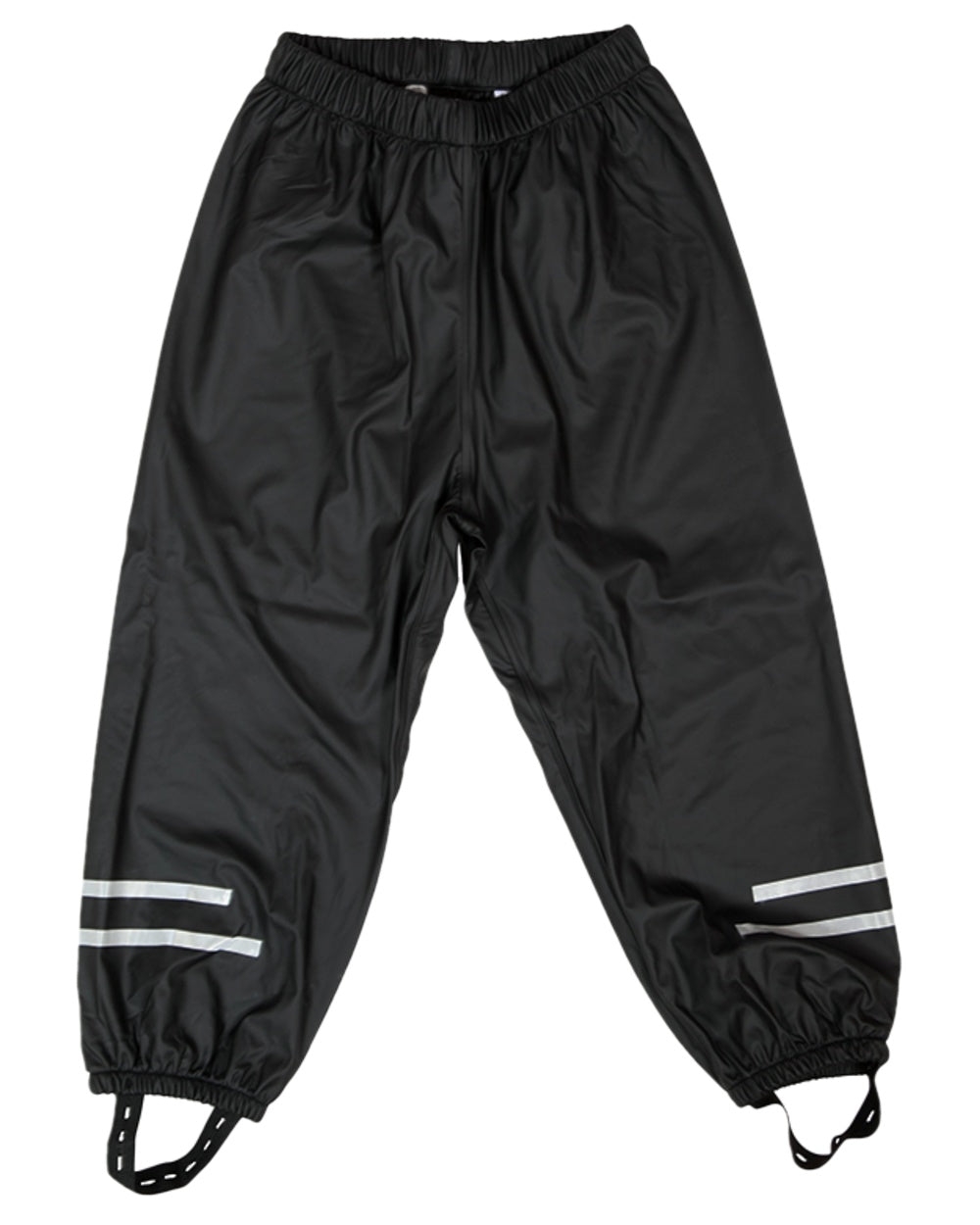 Black Coloured Elka Childrens Rain Set on white background