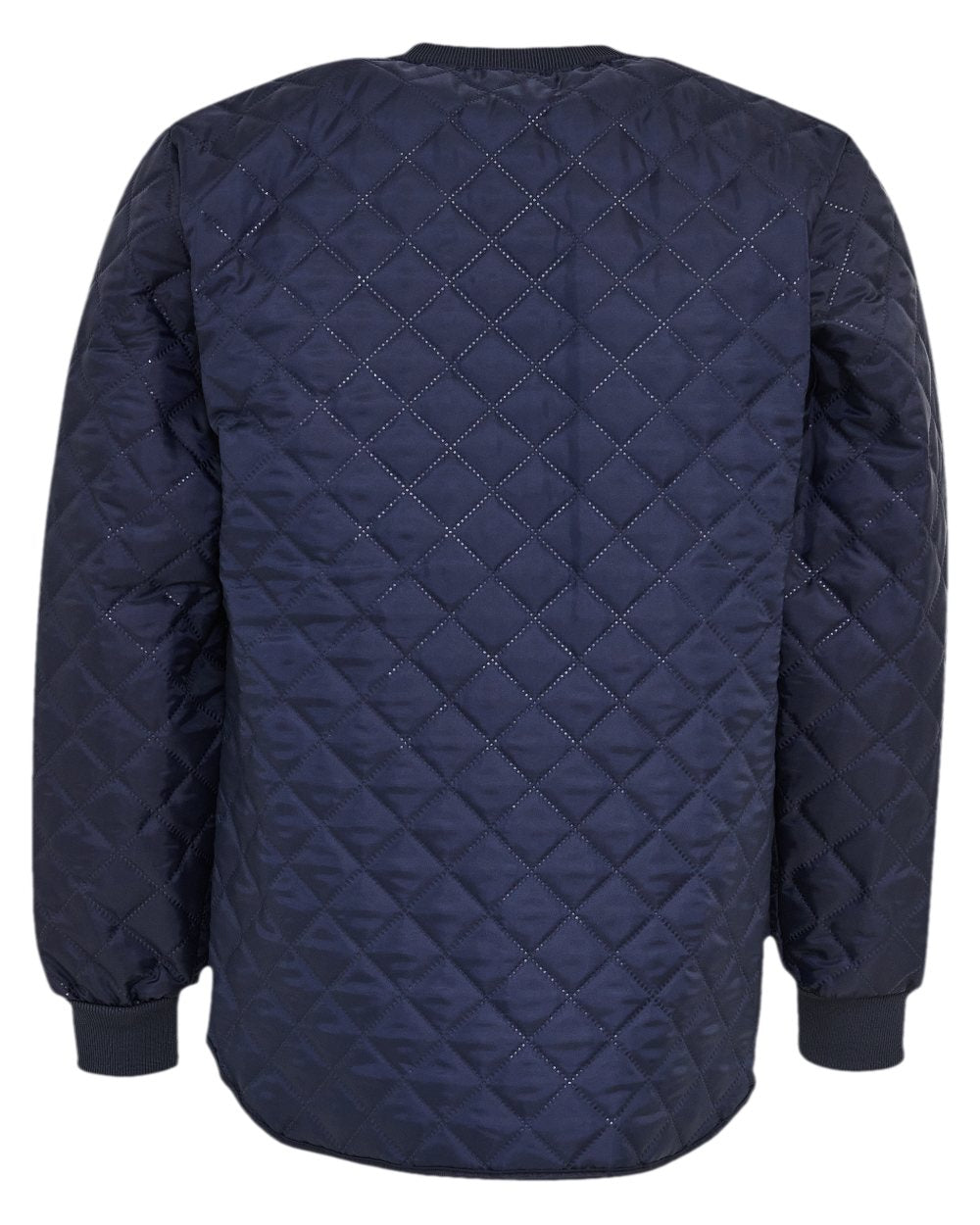 Navy Coloured Elka Mens Thermal Jacket on white background