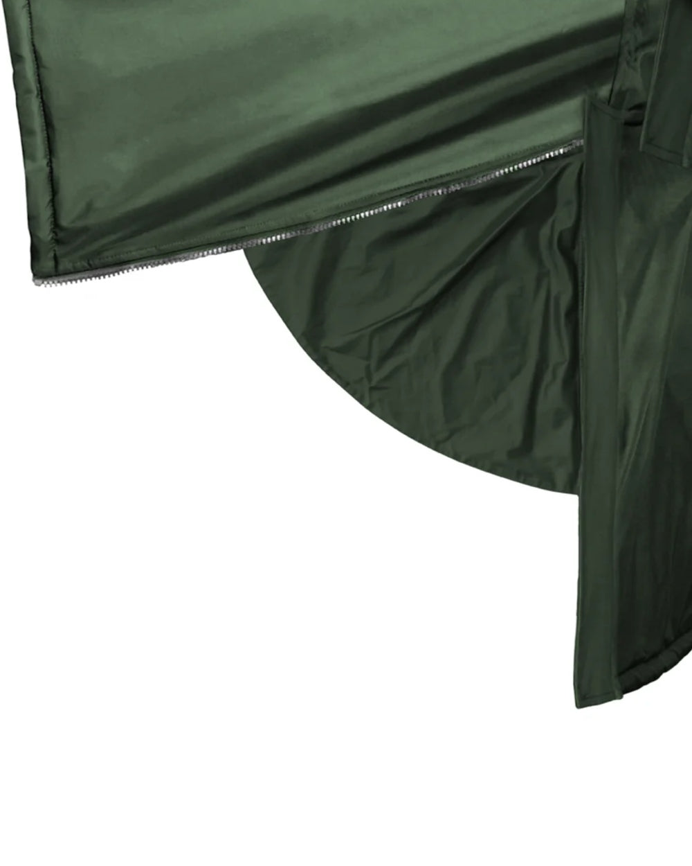 Black Forest Green coloured Equidry Mens Equimac Evolution Jacket on white background