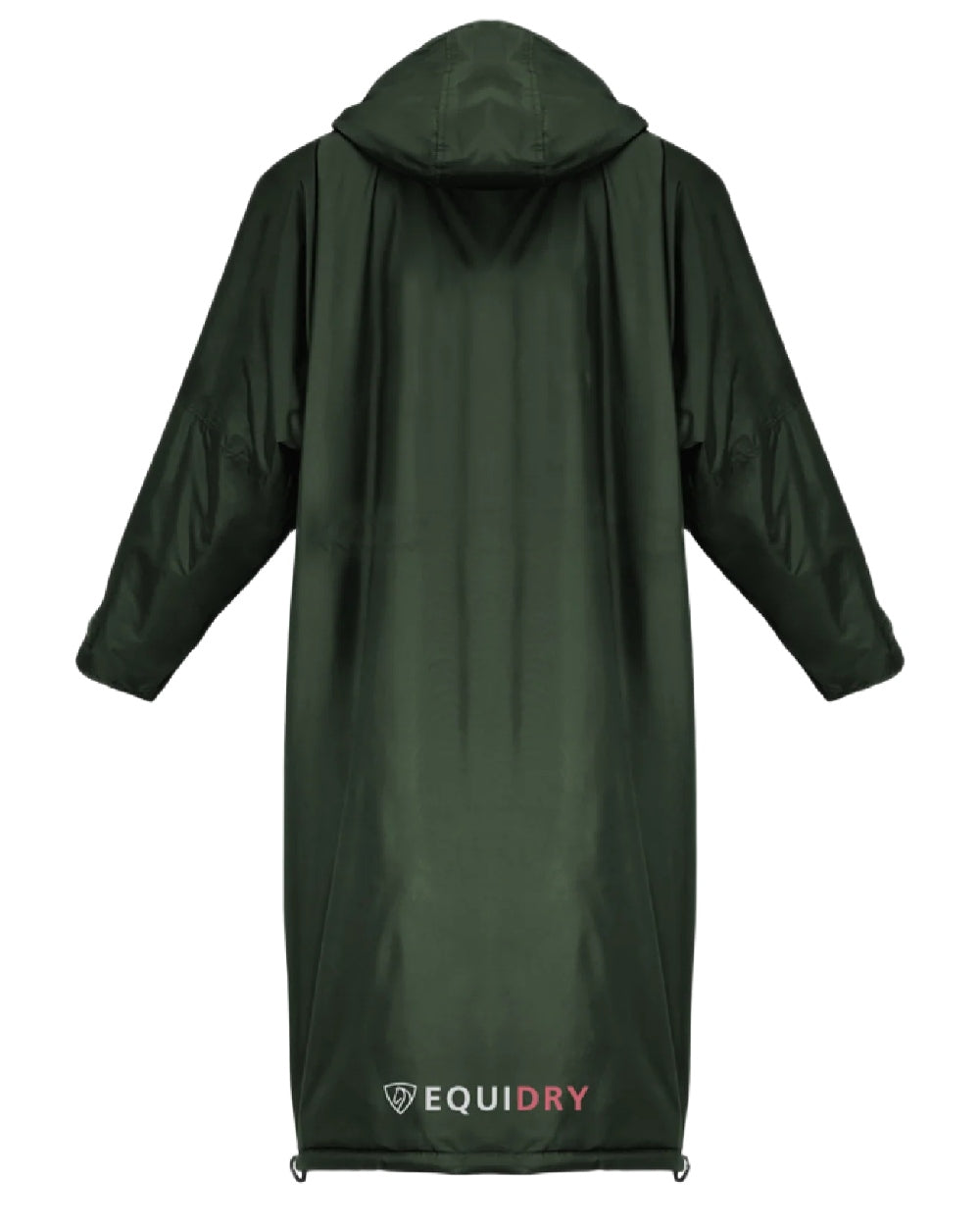 Black Forest Green coloured Equidry Womens Equimac Evolution Jacket on white background