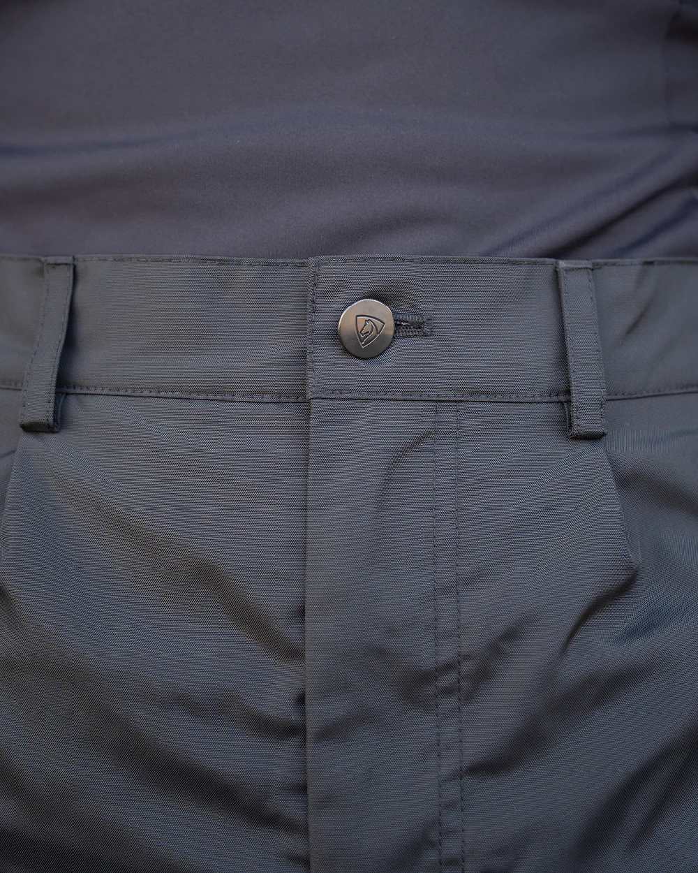 Black Coloured Equidry Womens Waterproof Fleece Lined Trousers on outdoor background