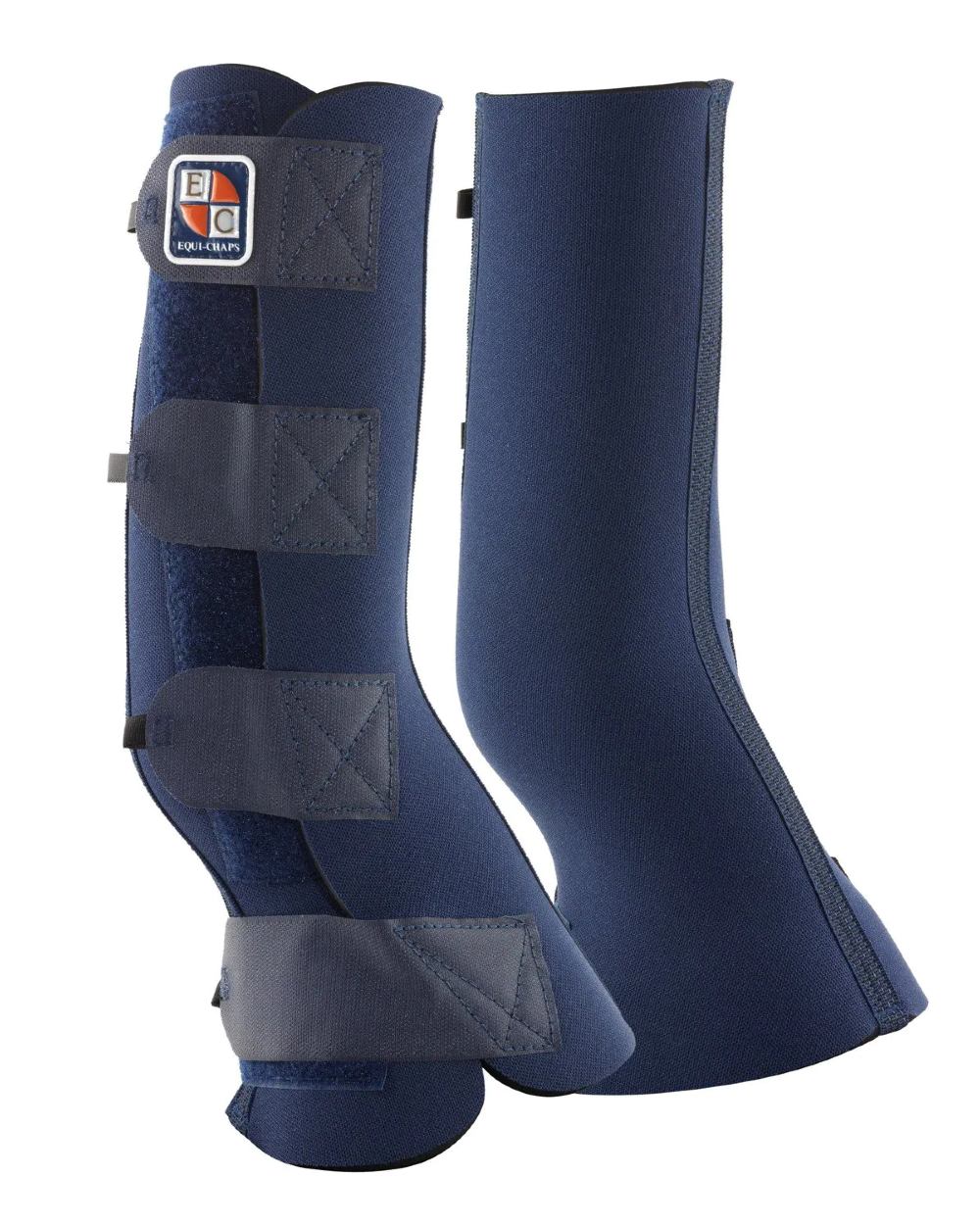 Blue coloured Equilibrium Equi-Chaps Hardy Chaps on white background