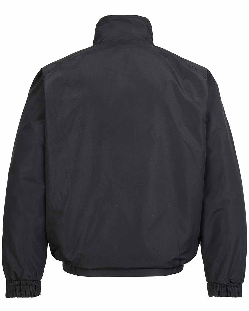 Black coloured Fort Harris Fleece Lined Jacket on white background