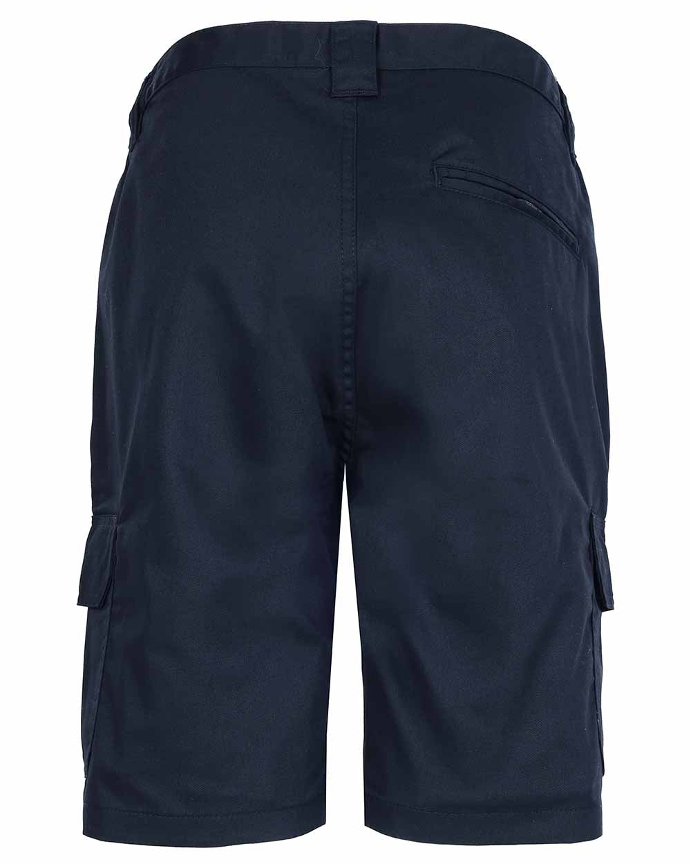 Navy Blue coloured Fort Workforce Shorts on white background