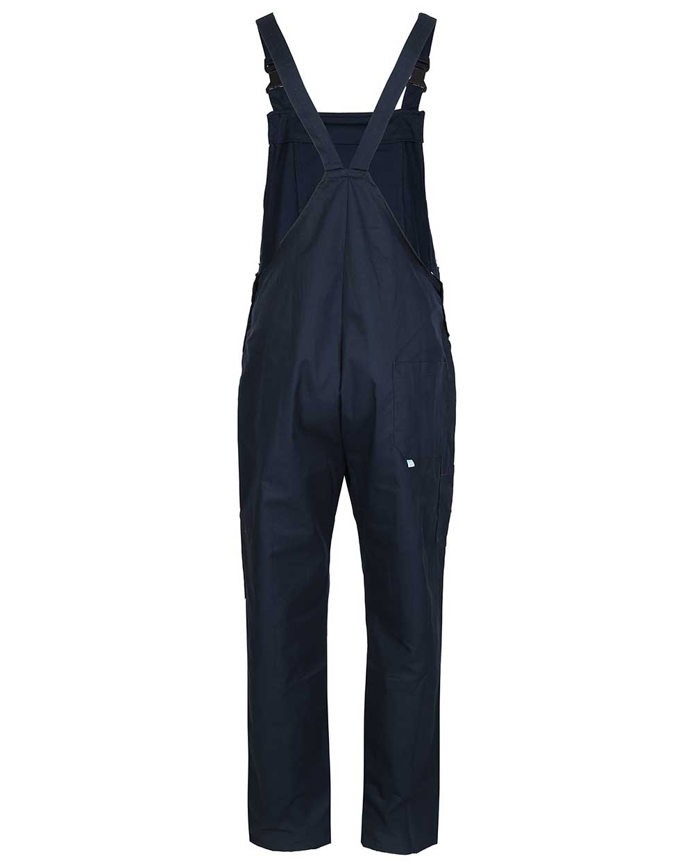 Navy coloured Fort Bib & Brace Overall Polycotton on white background