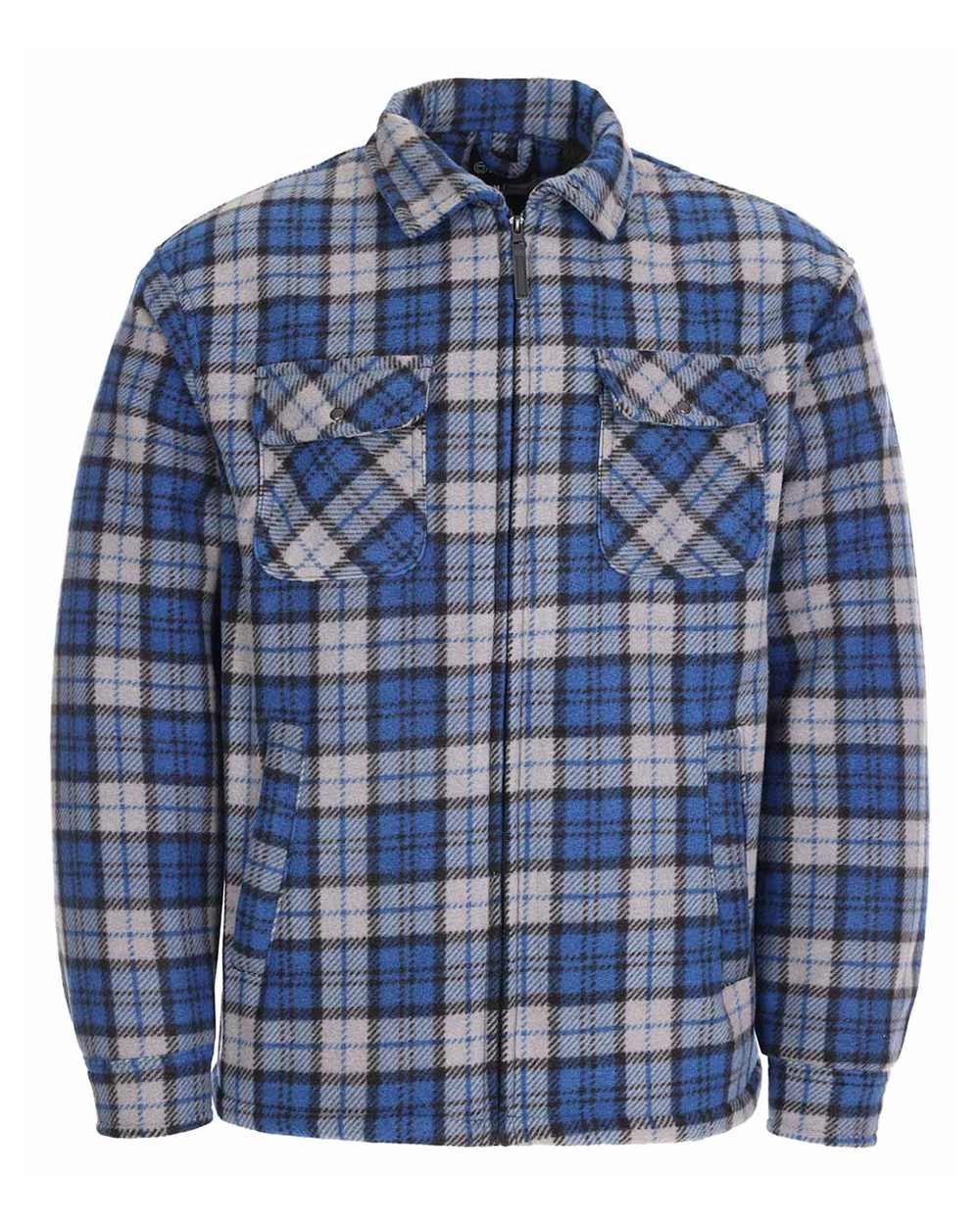 Navy Blue coloured Fort Portman Fleece Jacket on white background