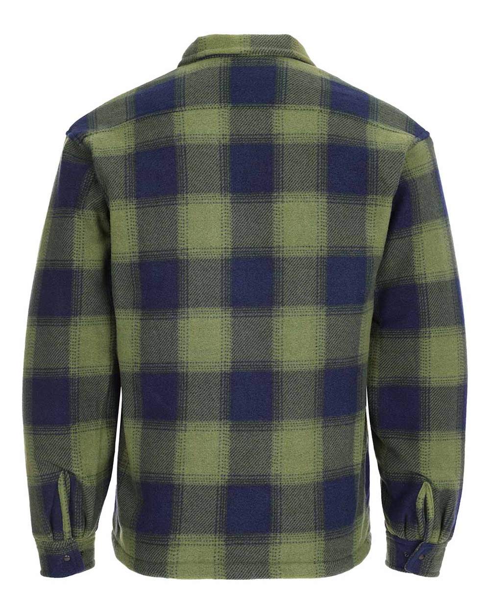 Green coloured Fort Portman Fleece Jacket on white background