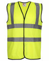 Yellow Fort Hi-Vis Vest with reflective strips #colour_yellow