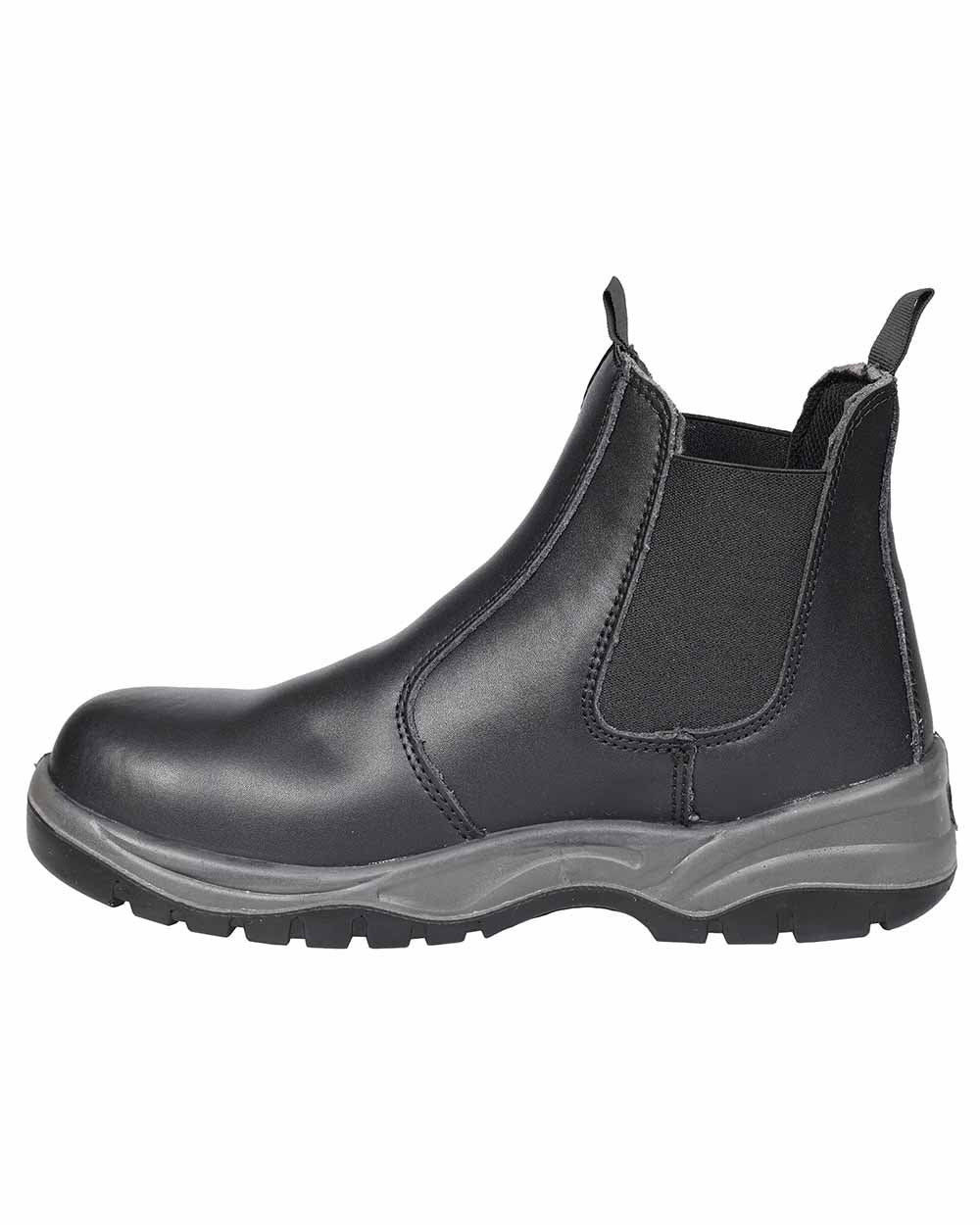 Elastic side gusset slip on Fort Nelson Safety Dealer Boots Steel toe 