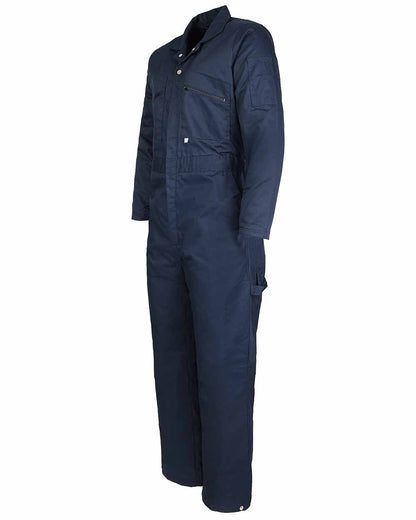 Stud front and zip view Fort Quilted Padded Boilersuit