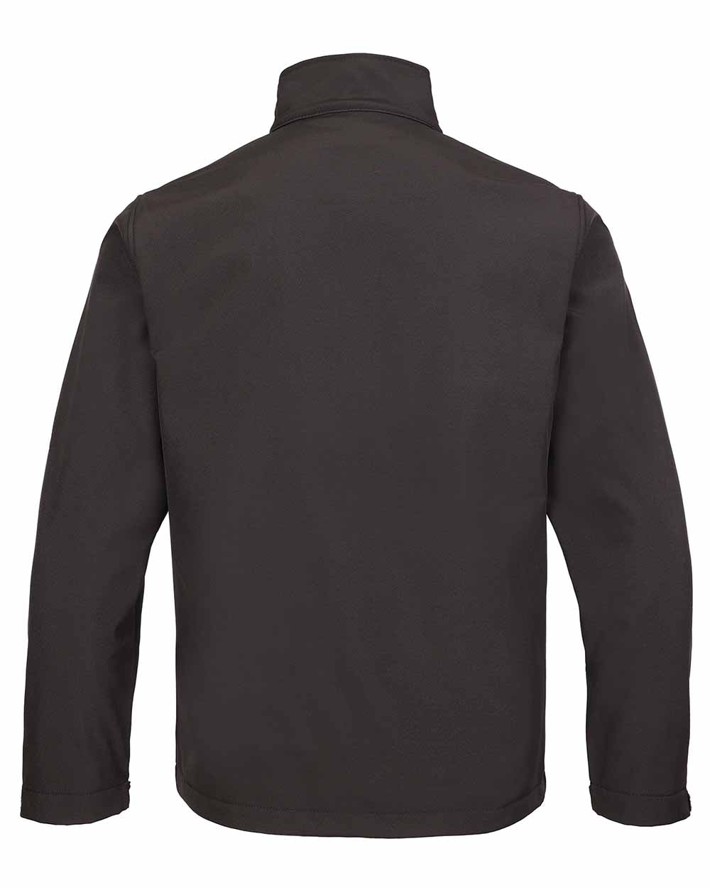 Black coloured Fort Selkirk Softshell Waterproof Jacket on white background