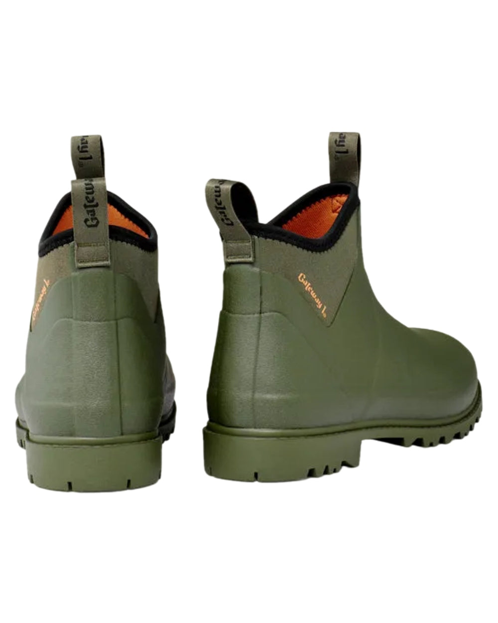 Olive Coloured Gateway1 Ascot II Lady 6" 3mm Boots on white background