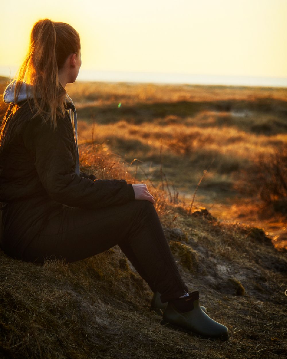 Khaki Coloured Gateway1 Ascot Lady 6 3mm Boots on outdoor background