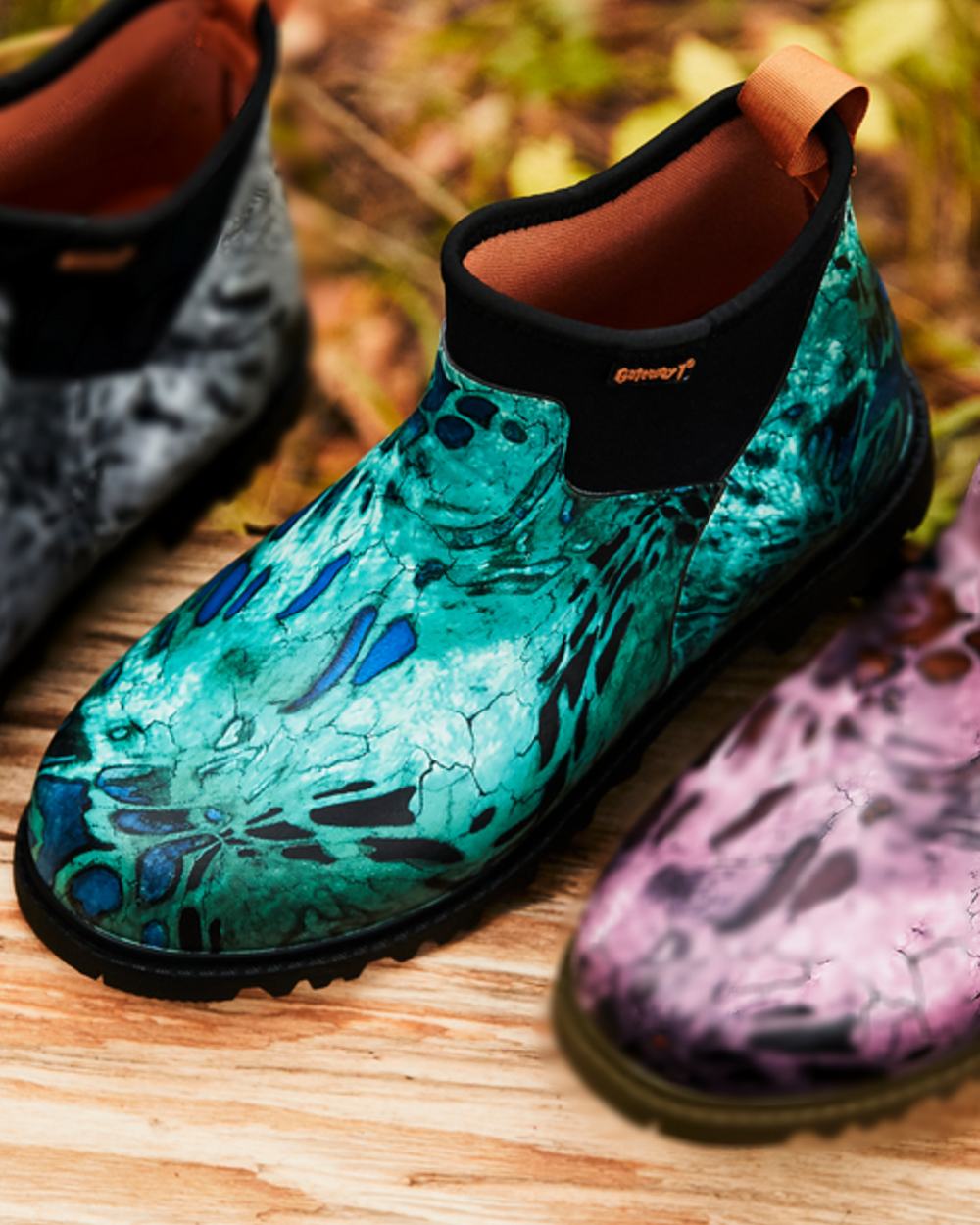 Prym1 Typhoon Turquoise Coloured Gateway1 Ascot Lady 6 3mm Boots on outdoor background