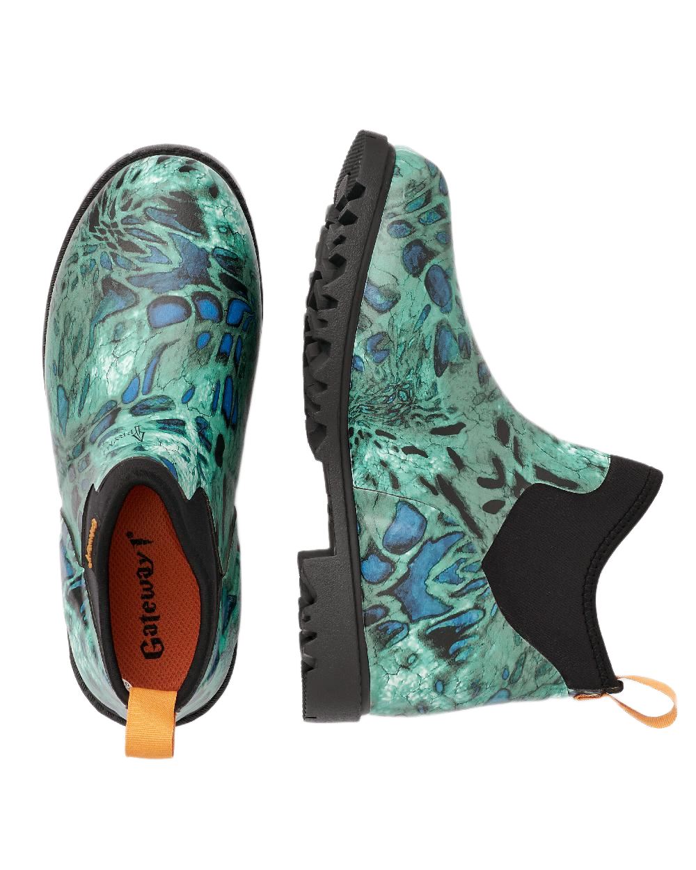 Prym1 Typhoon Turquoise Coloured Gateway1 Ascot Lady 6 3mm Boots on white background