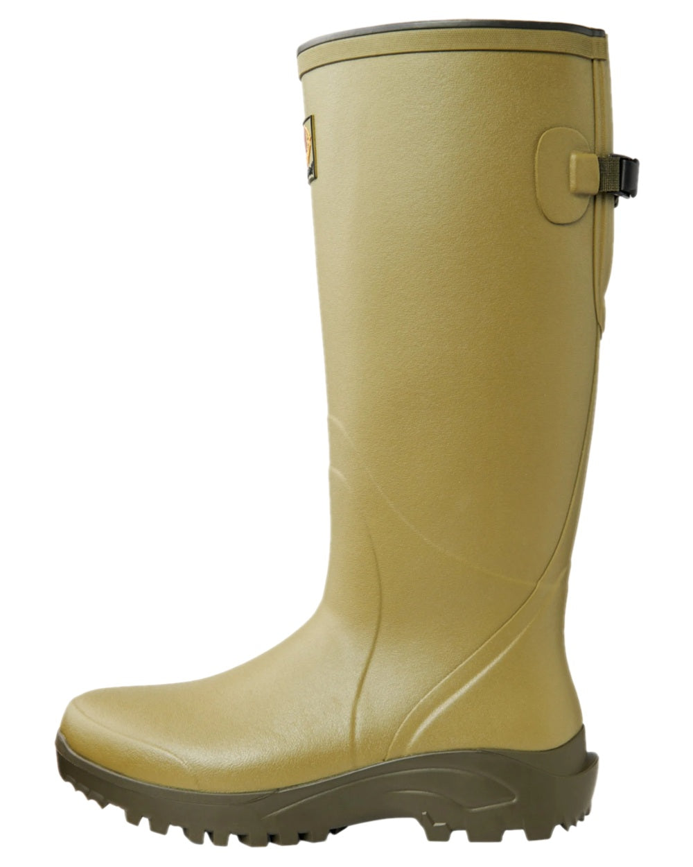 Cedar Olive Coloured Gateway1 Field Master Lady 17" 3mm Wellingtons on white background