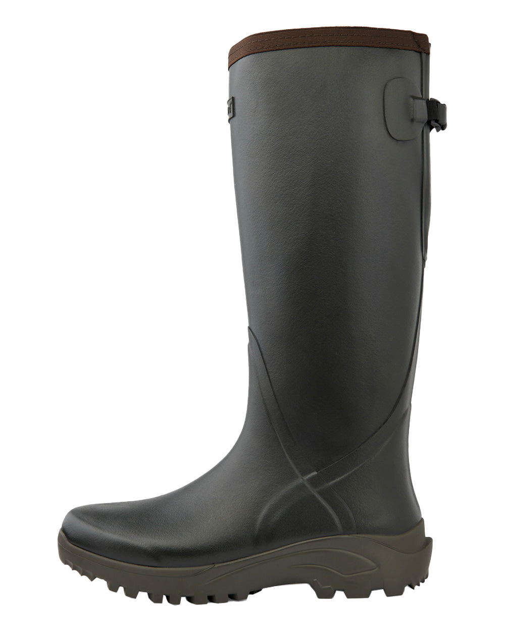 Khaki Coloured Gateway1 Sportsman II 18" 4mm Wellingtons on white background