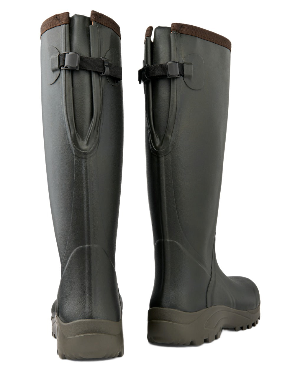 Khaki Coloured Gateway1 Sportsman II 18" Wellingtons on white background