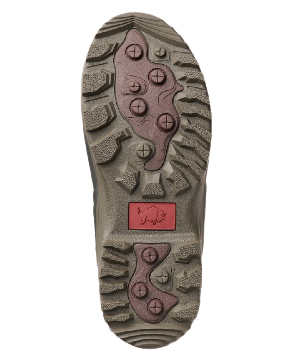 Khaki Coloured Gateway1 Sportsman II Lady 17" 4mm Wellingtons on white background