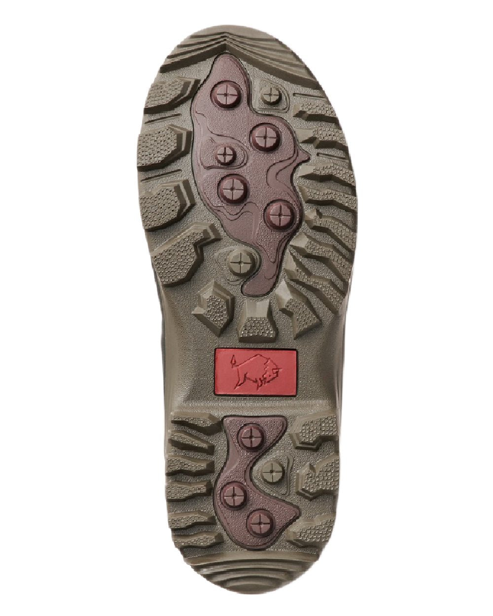 Khaki Coloured Gateway1 Sportsman II Lady 17" Wellingtons on white background