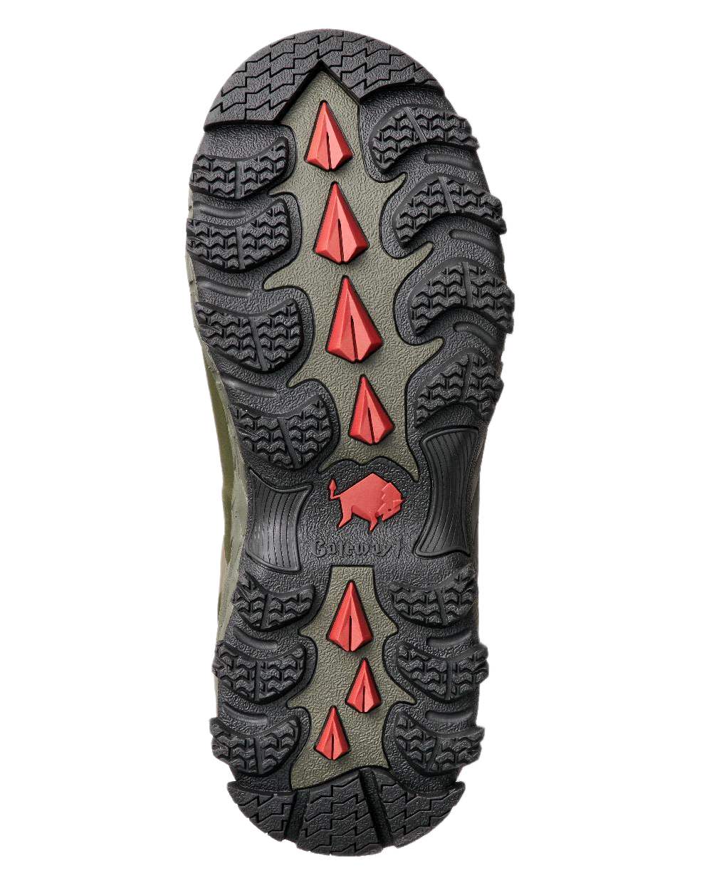 Khaki Coloured Gateway1 Woodwalker Wide 18" 4mm Wellingtons on white background