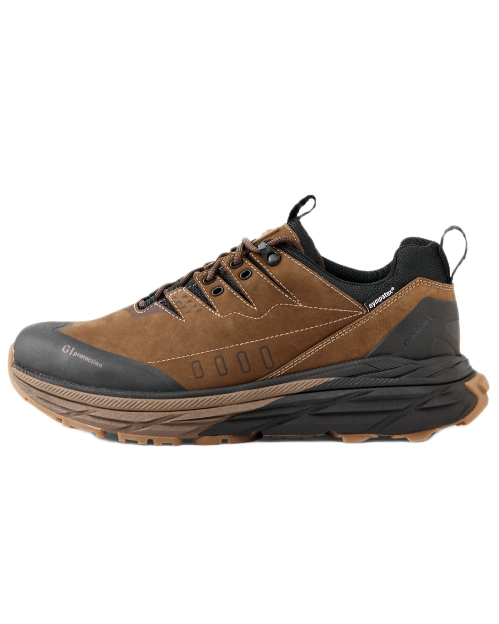 Coffee coloured Gateway1 Nimbo 3" Hiking Shoes on white background