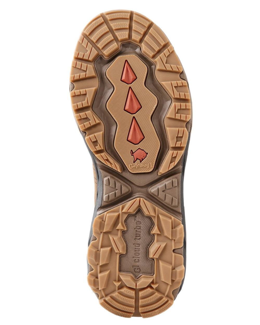 Coffee coloured Gateway1 Nimbo 3" Hiking Shoes on white background