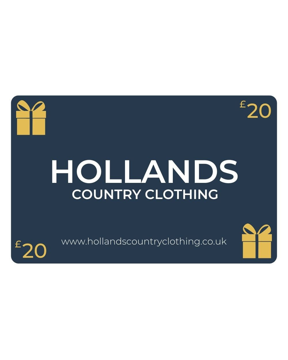 Hollands Gift Card £20