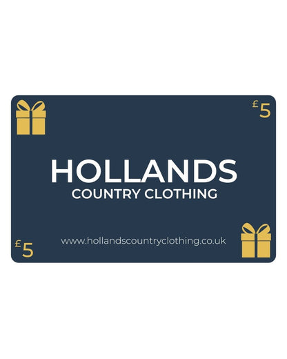 Hollands Gift Card £5