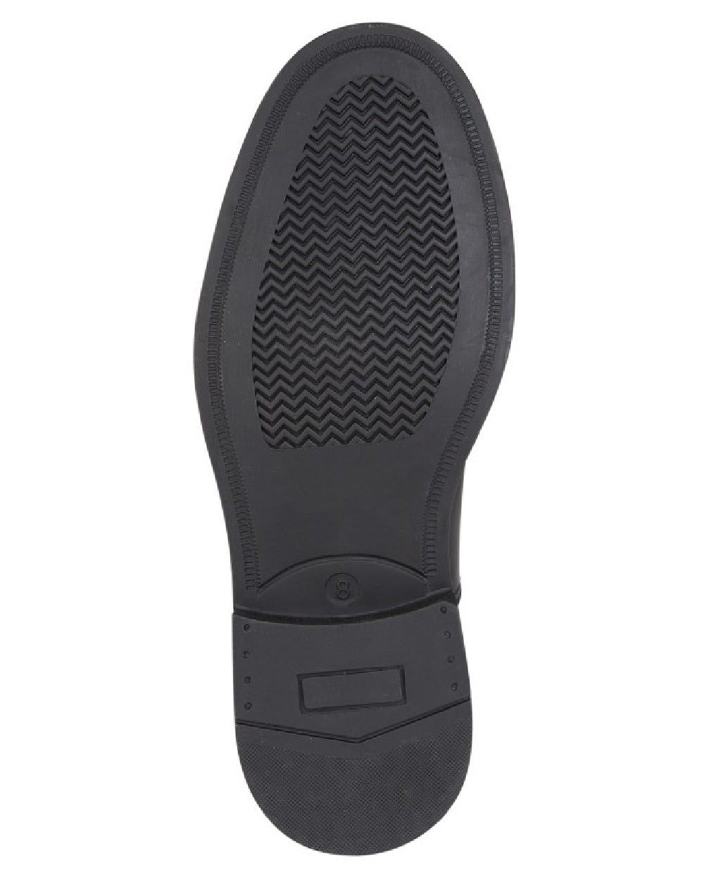 Black coloured Grafters Capped Oxford Cadet Shoes on white background