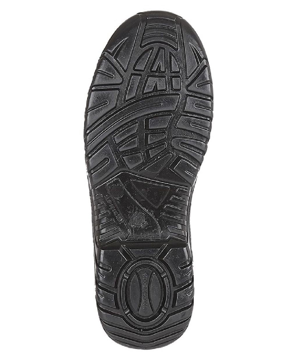 Black coloured Grafters Fully Composite Non-Metal Safety Shoes on white background