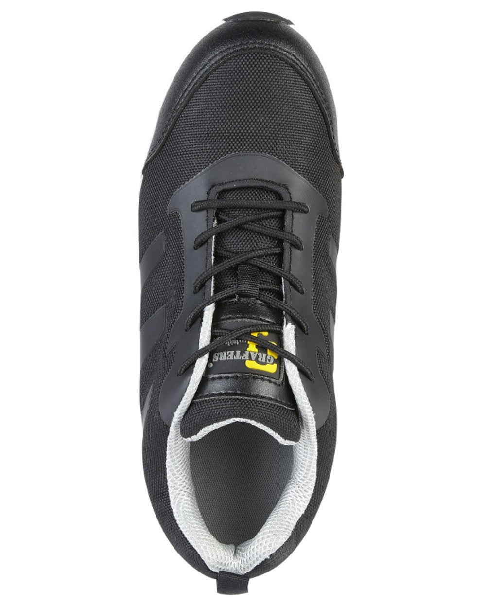 Grafters Nylon Mesh Steel Toe Cap Safety Trainers in Black