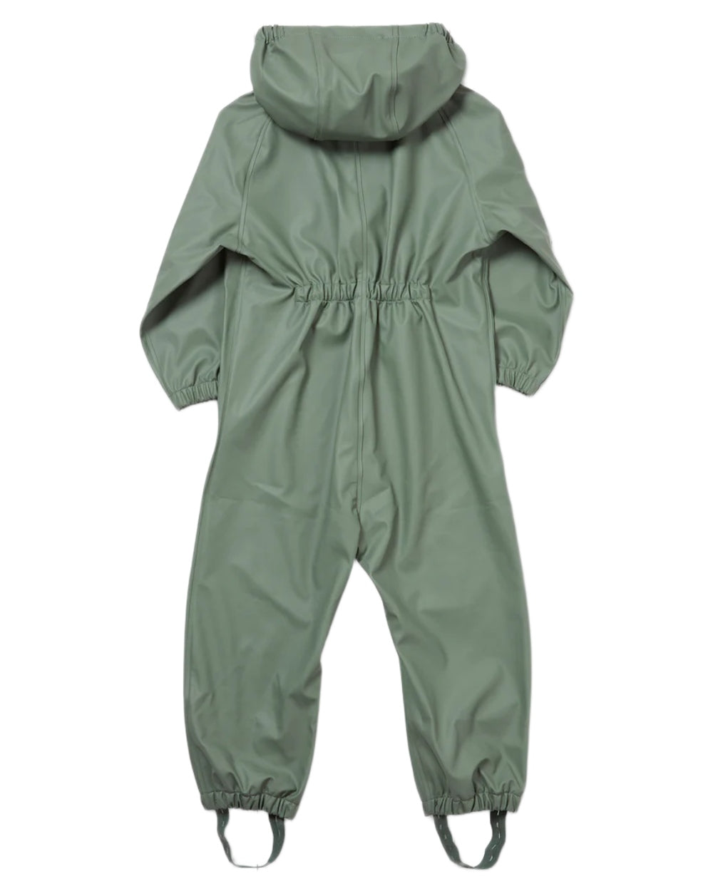 Khaki Green coloured Grass & Air Childrens Puddle Suit on white background