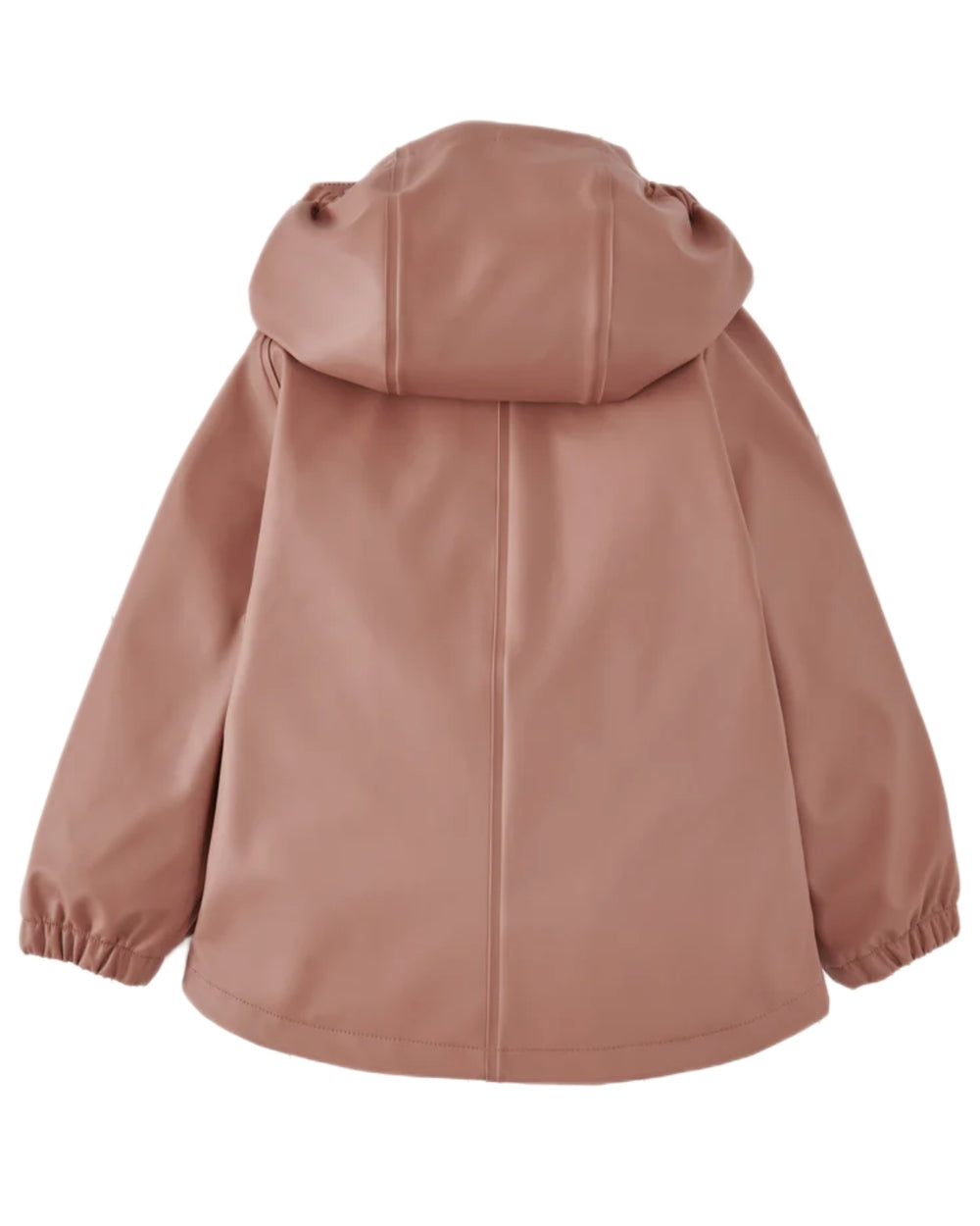 Rose coloured Grass & Air Childrens Rainster Jacket on white background