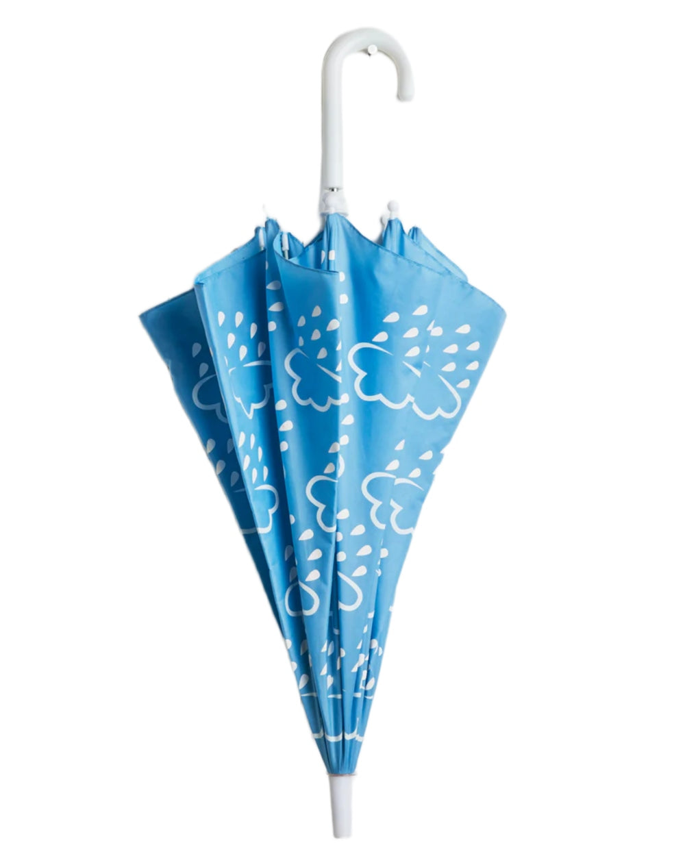 Baby Blue coloured Grass & Air Little Kids Colour-Revealing Umbrella on white background
